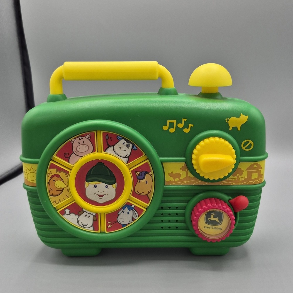 JOHN DEERE Classic Tunes Toy Radio‎ Animal Sounds Learning Curve 2006 Tested